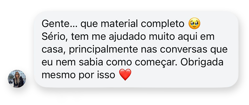 Depoimento de mãe sobre o Caminho da Reconexão 1