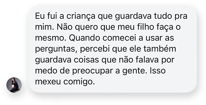 Depoimento de mãe sobre o Caminho da Reconexão 4