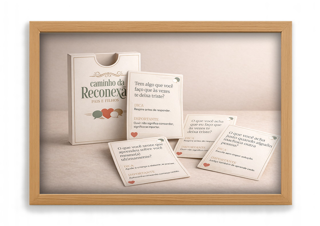 Box e cards do Caminho da Reconexão