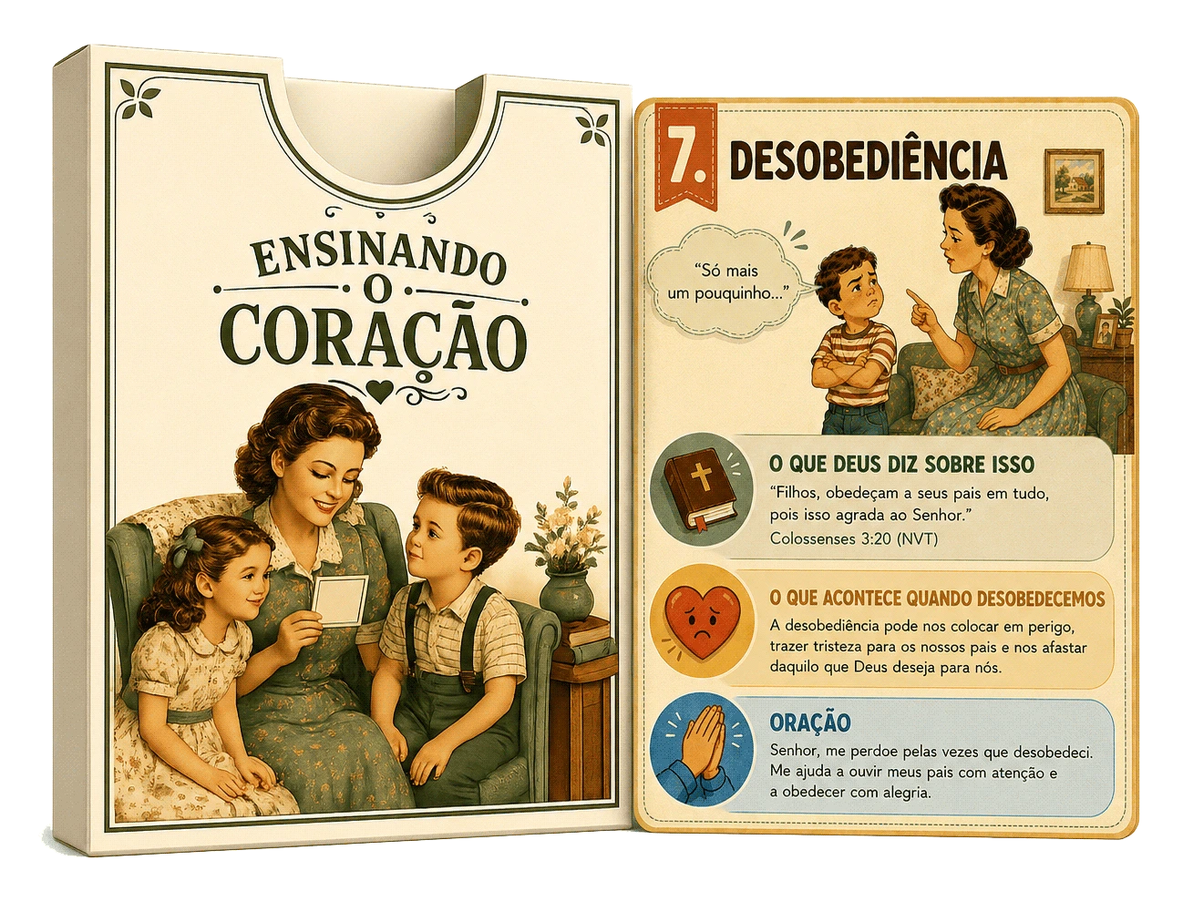 Caixa e Cards Ensinando o Coração