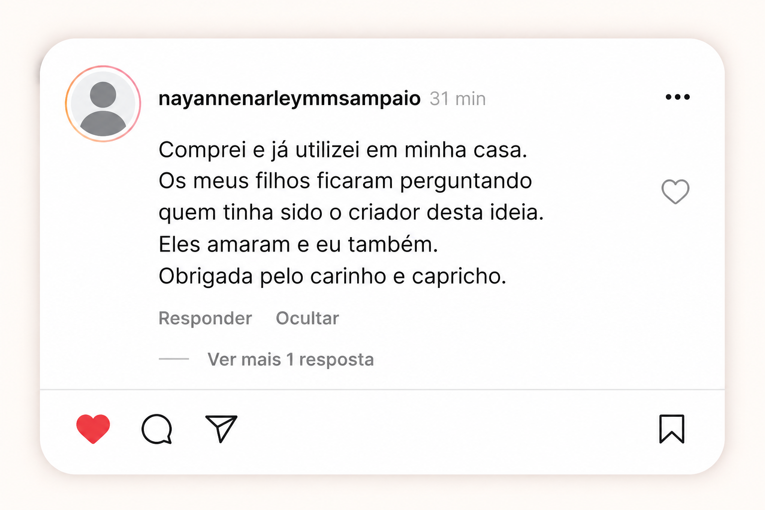 Depoimento de mãe 3