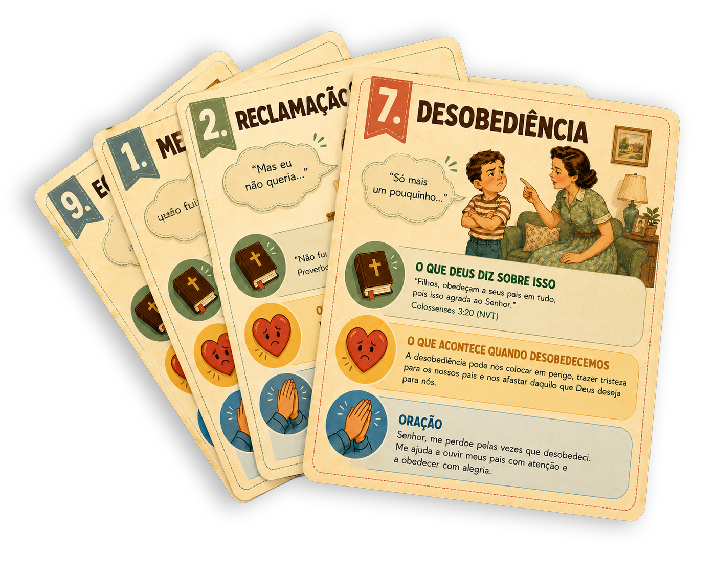 Coleção de Cards Ensinando o Coração